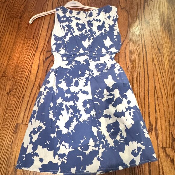 abercrombie and fitch stretch cotton cutout mini dress - Picture 6 of 6